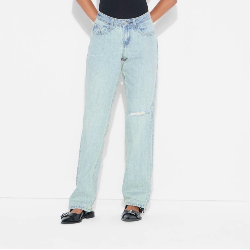 Wild Fable Mid-Rise Light Blue Jeans